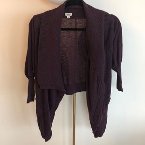 Aritzia Wilfred Purple Cardigan